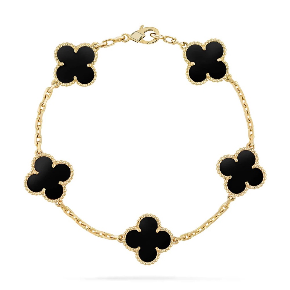 🆕 5 motif Clover 🍀 Bracelet